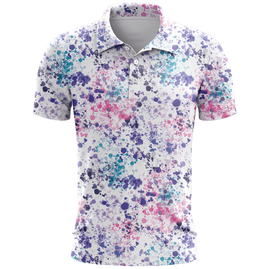 Splatter Men's Polo Shirt