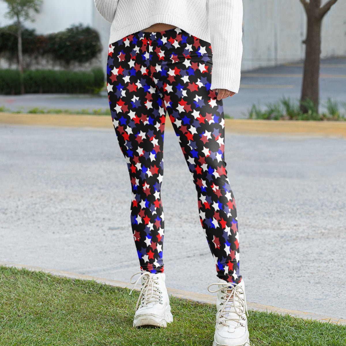 Star Spangled Leggings for Women – Wired Cat